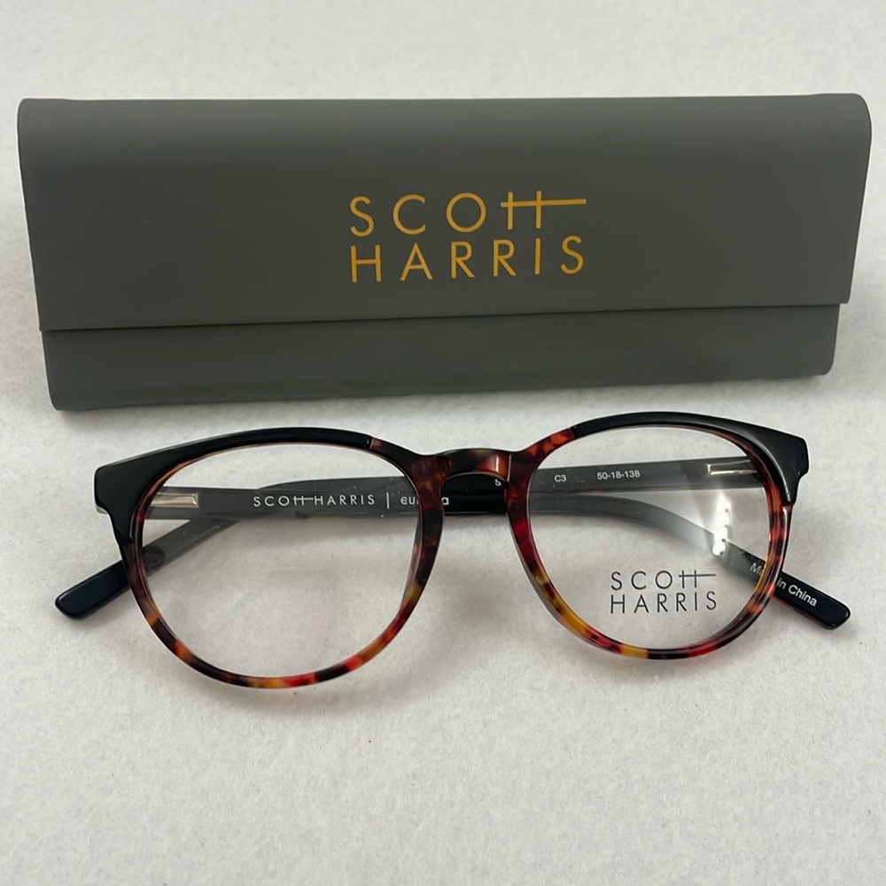 NWT Scott Harris Glasses with Case